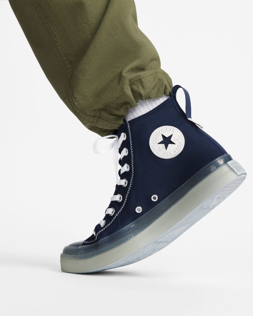 Tenisi Inalti Barbati Converse Chuck Taylor All Star CX Explore Obsidienne Albi | RO XDK130260